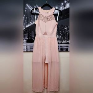 Pink Chiffon Scort Dress